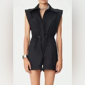 Chic Mariacher Black Sleeveless Romper